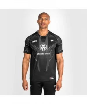 UFC VENUM Yan Xiaonan Authentic Fight Night 2.0 Men’s Walkout Jersey - Black $42.00 MEN'S