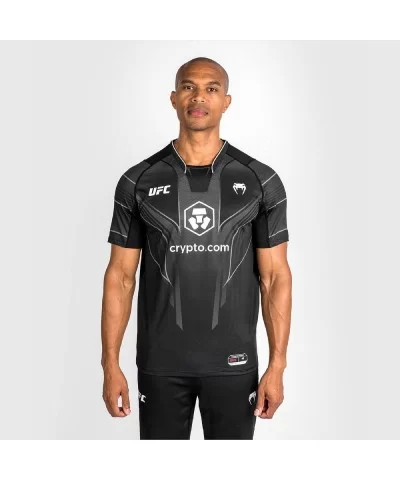 UFC VENUM Viviane Araujo Authentic Fight Night 2.0 Men’s Walkout Jersey - Black $35.28 MEN'S