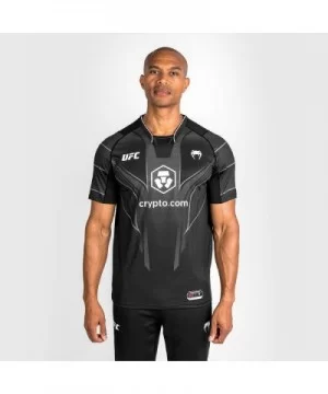 UFC VENUM Viviane Araujo Authentic Fight Night 2.0 Men’s Walkout Jersey - Black $35.28 MEN'S