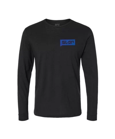 Men's UFC Slap Back to Reality Long Sleeve T-Shirt - Black $9.12 MEN'S