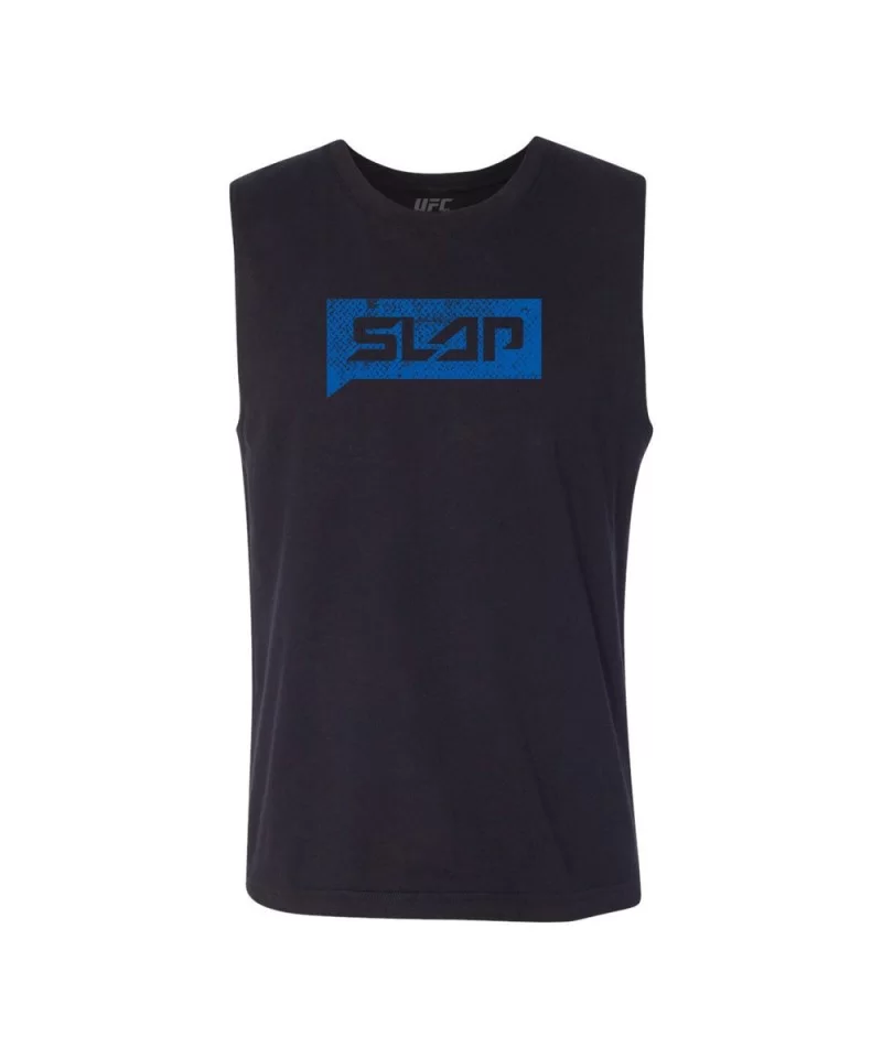 Men's Slap Steel Lock-Up Muscle Tank Top - Black $8.20 MEN'S