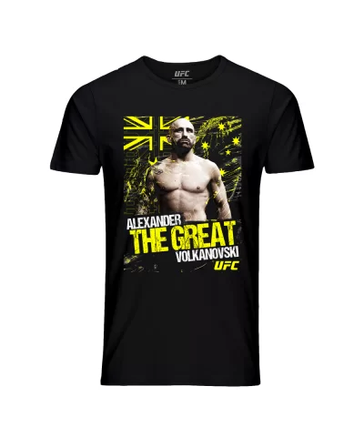 Men's UFC Alexander Volkanovski The Great T-Shirt-Black $11.20 MEN'S