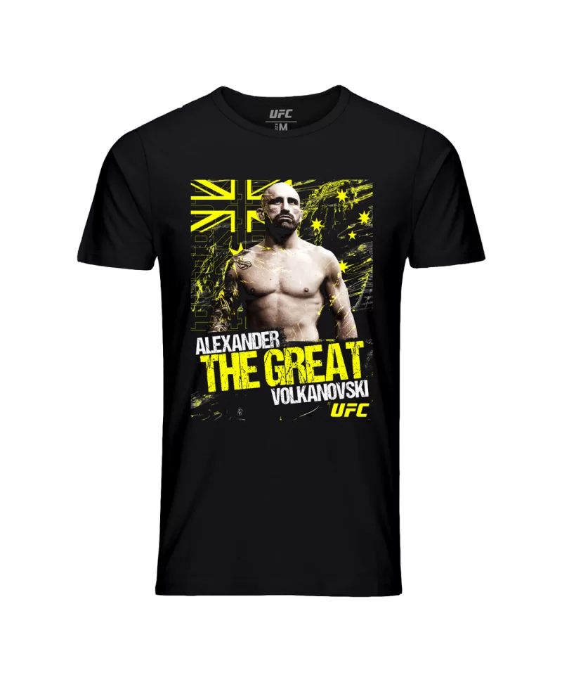 Men's UFC Alexander Volkanovski The Great T-Shirt-Black $11.20 MEN'S