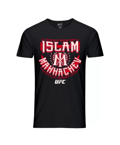 Men's UFC Islam Makhachev Crest T-Shirt-Black $10.64 MEN'S