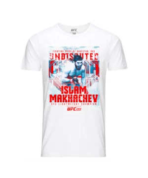 Men's UFC Islam Makhachev UFC 284 Champ T-Shirt - White $12.88 MEN'S