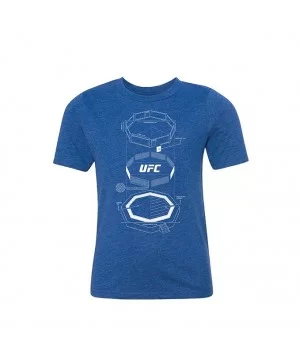 Kids' UFC Blueprint T-Shirt - Royal $8.00 KID'S