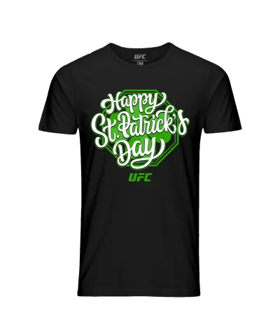 Men's UFC Happy St. Pats Day T-Shirt - Black $13.44 MEN'S