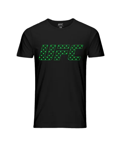 Men's UFC St. Pats Clover T-Shirt - Black $13.16 MEN'S