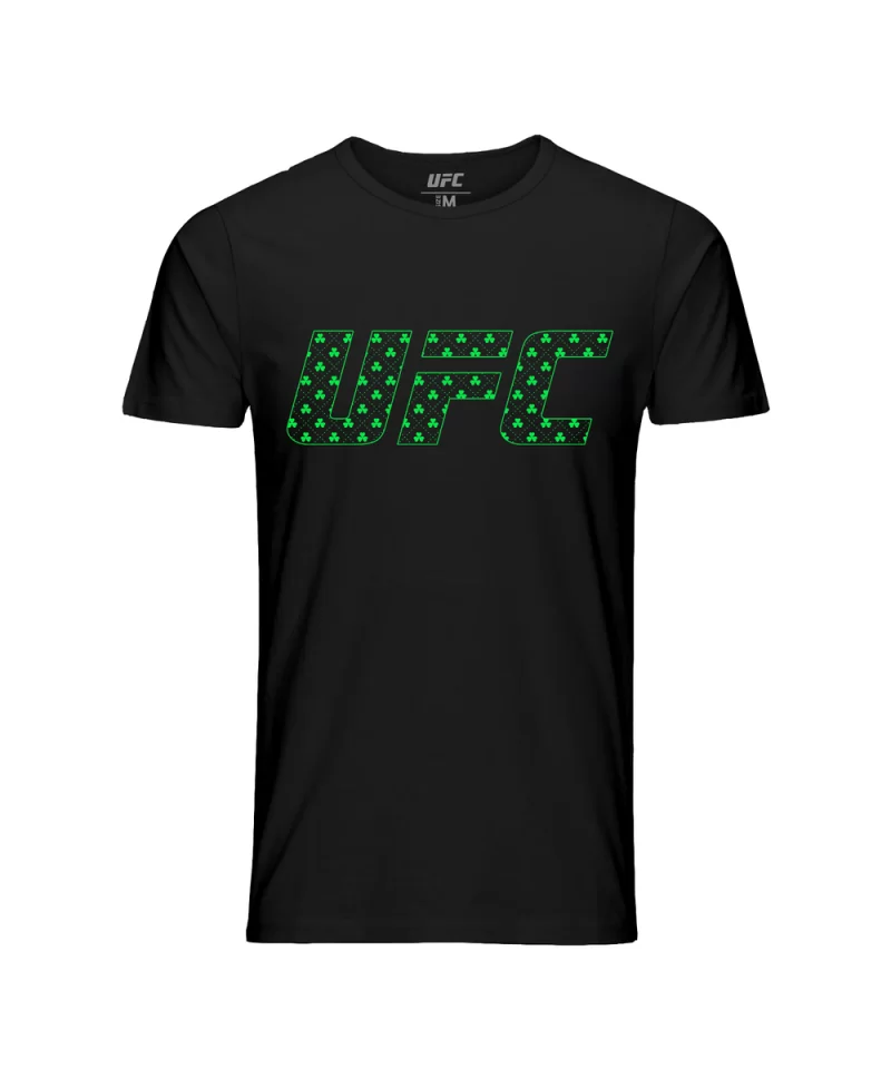 Men's UFC St. Pats Clover T-Shirt - Black $13.16 MEN'S