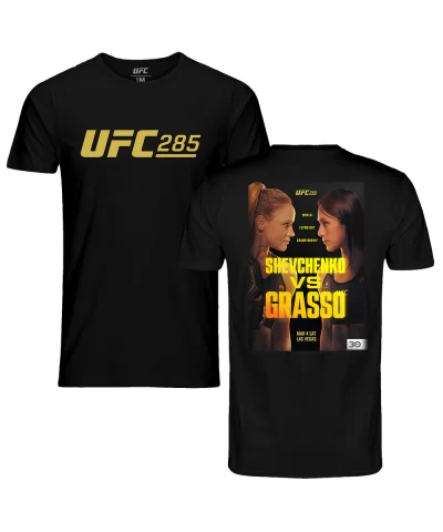 Men's UFC 285 Co-Main Event T-Shirt - Black $8.40 MEN'S