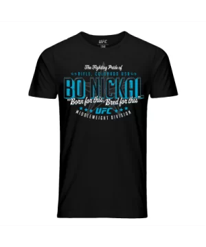 Men's UFC Bo Nickal Star T-Shirt-BLK $10.36 MEN'S