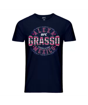 Men's UFC Alexa Grasso Mexico T-Shirt-Black $11.48 MEN'S