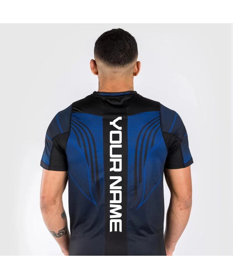 PERSONALIZATION - UFC AUTHENTIC FIGHT NIGHT KIT BY VENUM - MEN'S WALKOUT JERSEY - MIDNIGHT BLUE AND BLACK - Blue $30.80 MEN'S