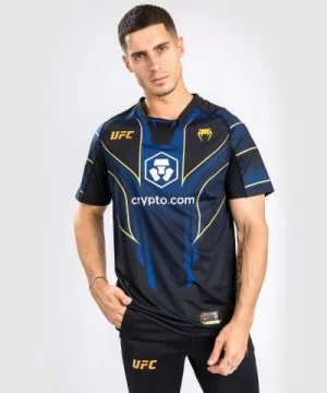 PERSONALIZATION - UFC AUTHENTIC FIGHT NIGHT KIT BY VENUM - MEN'S WALKOUT JERSEY - MIDNIGHT BLUE CHAMPION - Champion $40.48 MEN'S