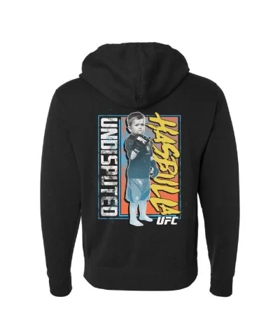 Men's UFC Hasbulla Mania Pullover Hoodie - Black $23.04 MEN'S