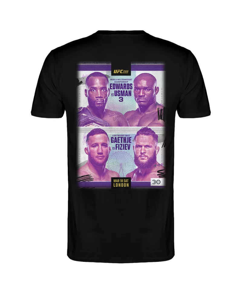 Men's UFC 286 Event T-Shirt - Black $8.68 MEN'S