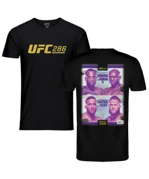 Men's UFC 286 Event T-Shirt - Black $8.68 MEN'S