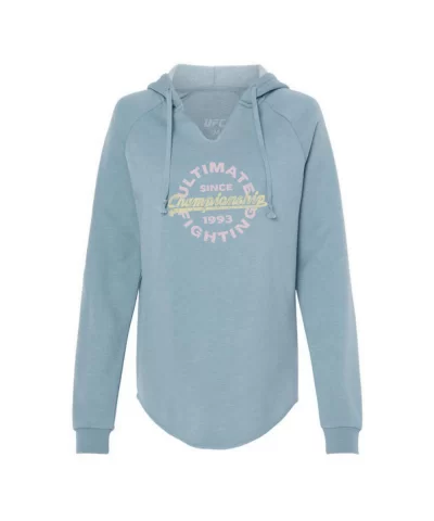 Women's UFC Traditional Pullover Hoodie - Light Blue $15.40 WOMEN'S