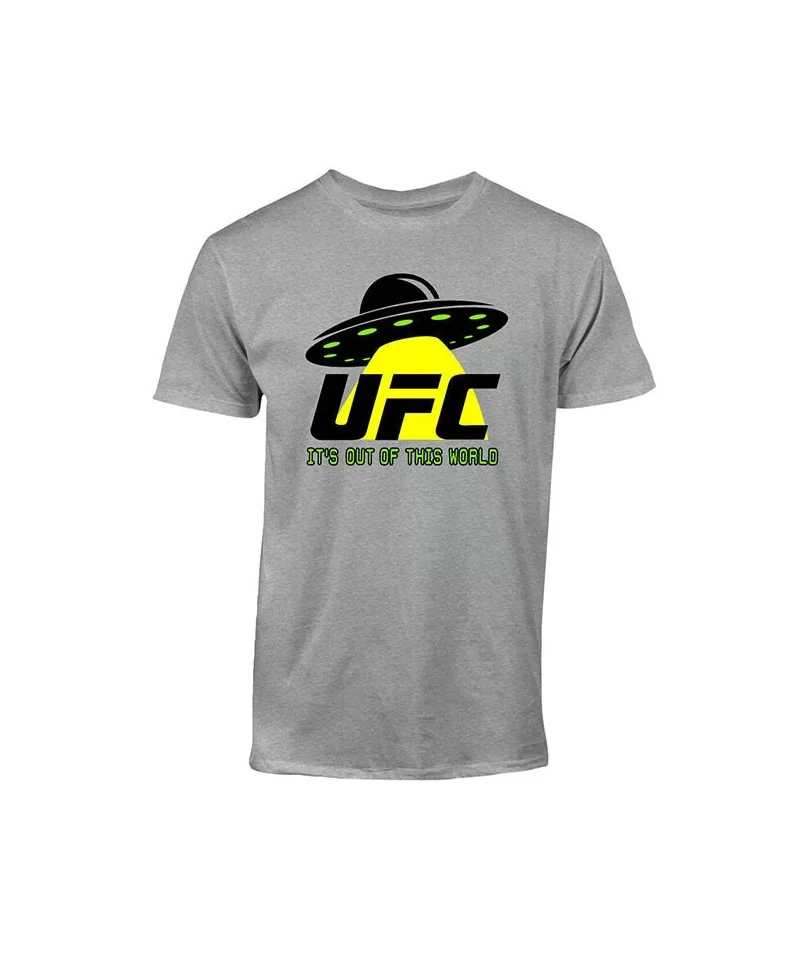 Men's UFC It's Out Of This World T-Shirt - Heavy Grey $10.80 MEN'S