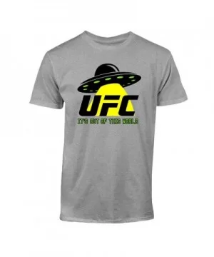 Men's UFC It's Out Of This World T-Shirt - Heavy Grey $10.80 MEN'S