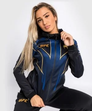 UFC VENUM AUTHENTIC CHAMP MIDNIGHT EDITION WOMEN'S SWEATSHIRT-GOLD $37.44 WOMEN'S