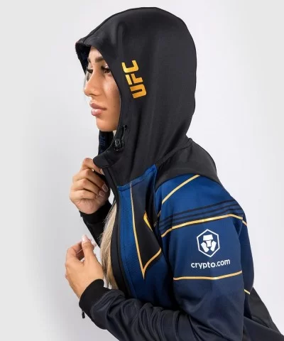 UFC VENUM AUTHENTIC CHAMP MIDNIGHT EDITION WOMEN'S SWEATSHIRT-GOLD $37.44 WOMEN'S