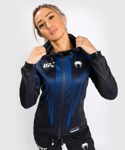 UFC VENUM AUTHENTIC MIDNIGHT EDITION WOMEN'S SWEATSHIRT-BLUE/BLK $30.00 WOMEN'S