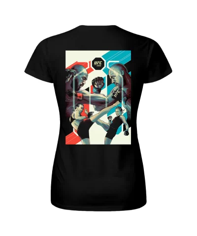 Women's UFC 285 Artist Series T-Shirt - Black $12.32 WOMEN'S