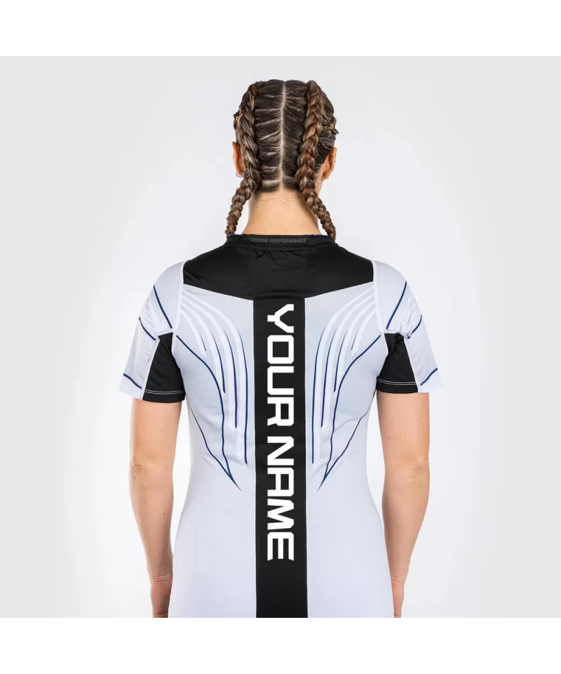 PERSONALIZATION - UFC AUTHENTIC FIGHT NIGHT KIT BY VENUM - WOMEN’S WALKOUT JERSEY - MIDNIGHT BLUE AND WHITE $22.44 WOMEN'S