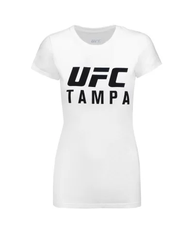 Women's UFC Tampa Event T-Shirt - White $5.04 WOMEN'S