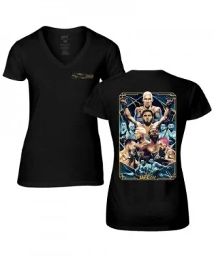 Women's UFC 280 Artist Series Event T-Shirt - Black $8.40 WOMEN'S