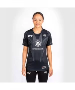 UFC VENUM Viviane Araujo Authentic Fight Night 2.0 Women’s Walkout Jersey - Black $33.32 WOMEN'S