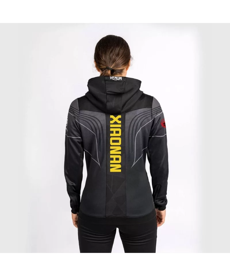 UFC VENUM Yan Xiaonan Authentic Fight Night 2.0 Women’s Walkout Hoodie - Black $38.44 WOMEN'S