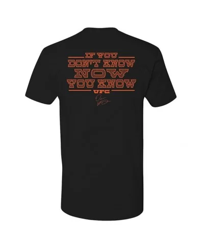 Men's Dana White IYDKNYK T-Shirt - Black $7.92 MEN'S