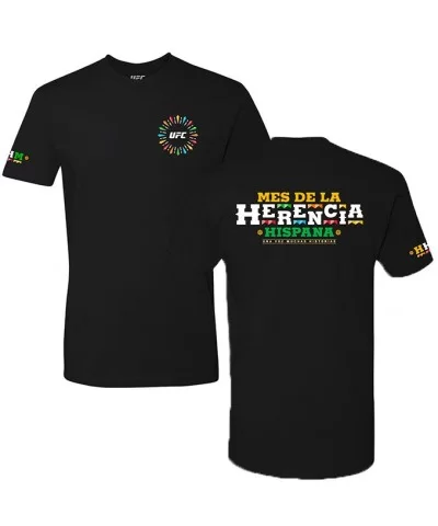 Men's UFC Hispanic Heritage Month T-Shirt - Black $11.52 MEN'S