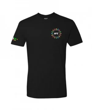 Men's UFC Hispanic Heritage Month T-Shirt - Black $11.52 MEN'S