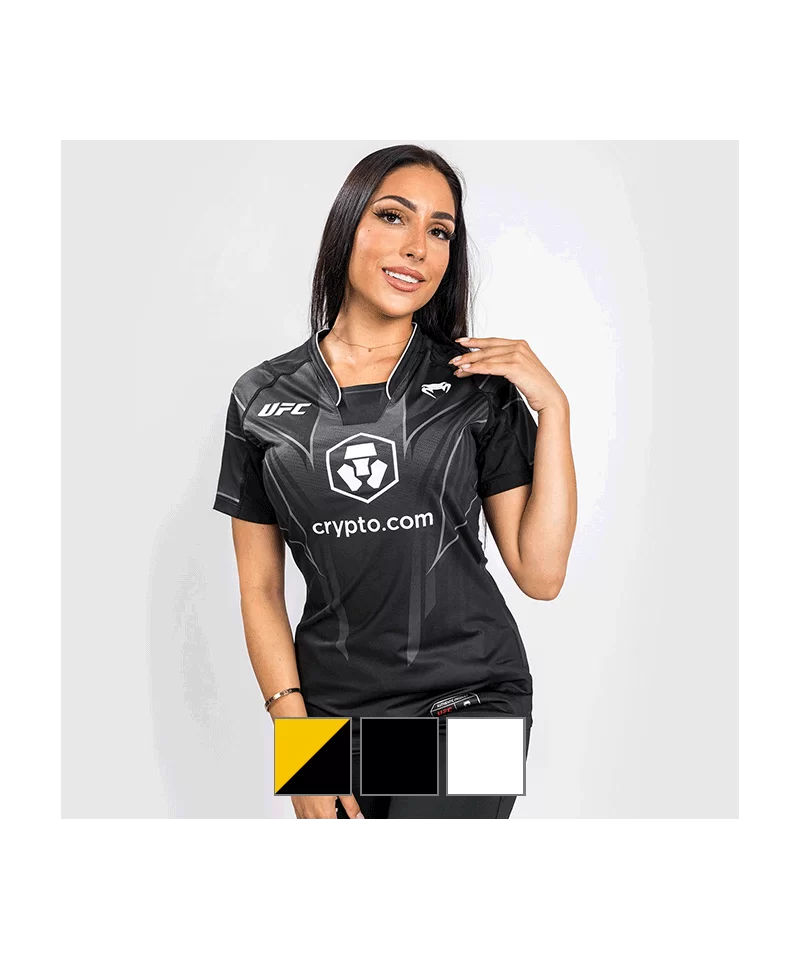 UFC VENUM Authentic Fight Night 2.0 Women's Walkout Jersey - Black $20.64 WOMEN'S