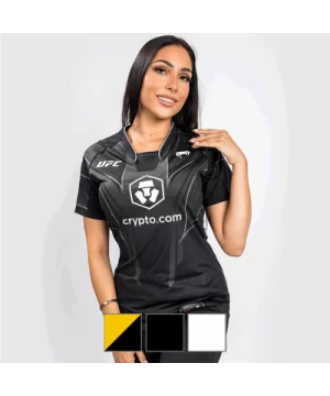 UFC VENUM Authentic Fight Night 2.0 Women's Walkout Jersey - Black $20.64 WOMEN'S