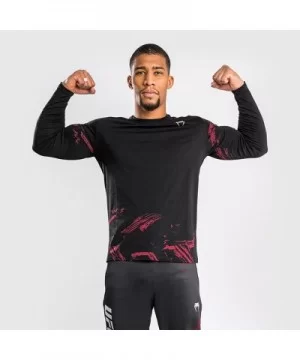 UFC VENUM Authentic Fight Week Men's 2.0 Long Sleeve T-Shirt - Black $14.80 MEN'S