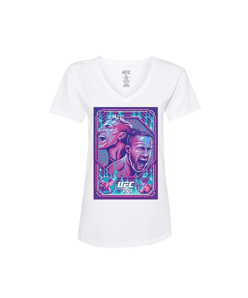 Women's UFC 274 Artist Series Event T-Shirt - White $4.08 WOMEN'S