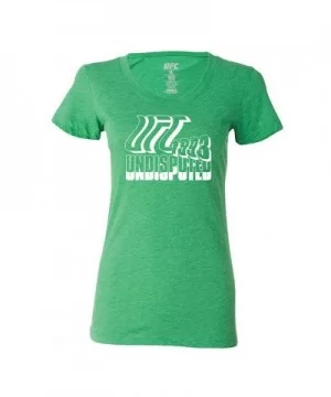 Women's UFC Building Up T-Shirt - Triblend Green $13.72 WOMEN'S