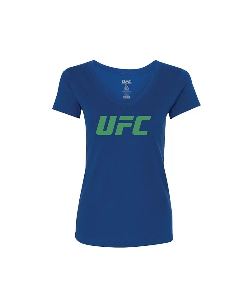 Women's UFC 93 Block T-Shirt - Royal $12.04 WOMEN'S