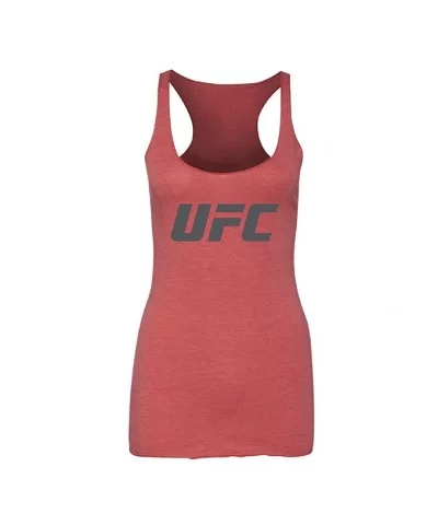 Women's UFC Logo Tank - Red $8.64 WOMEN'S