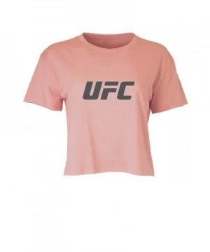 Women's UFC Logo T-Shirt - Pink $7.44 WOMEN'S