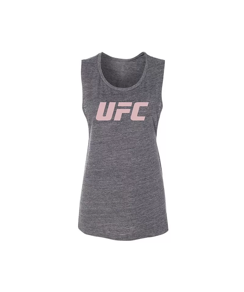 Women's UFC Logo Tank - Grey $12.00 WOMEN'S