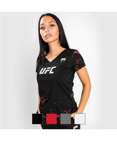 UFC VENUM Authentic Fight Week Women's 2.0 Short Sleeve T-Shirt - Black $12.16 WOMEN'S