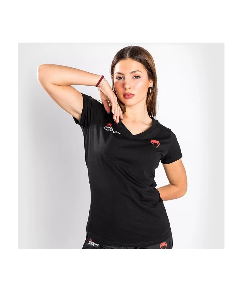 UFC Performance Institute Women's Black Short Sleeve T-Shirt by VENUM $15.68 WOMEN'S