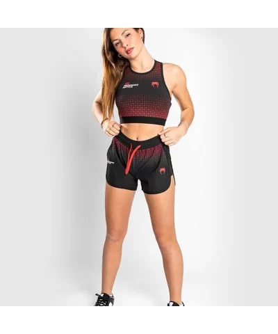 UFC Performance Institute Women's Black/Red Sports Bra by VENUM $14.40 WOMEN'S