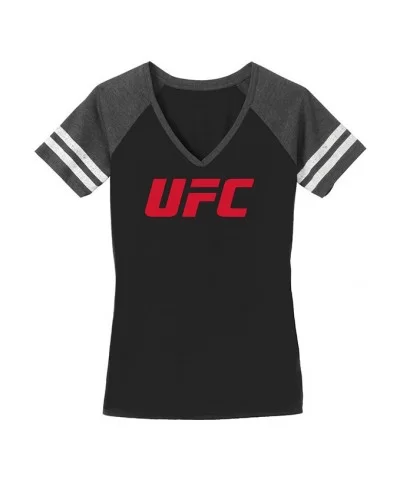 Women's UFC T-Shirt - Black/Grey $10.08 WOMEN'S