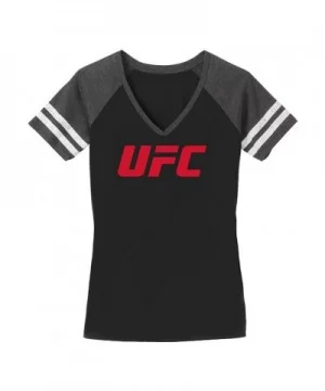 Women's UFC T-Shirt - Black/Grey $10.08 WOMEN'S